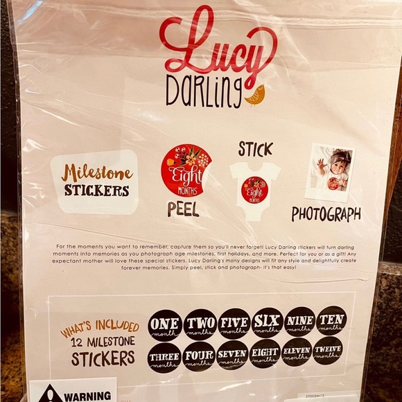 Baby Milestone Photo Stickers - Baby Shower Gift - Picture 2 of 4